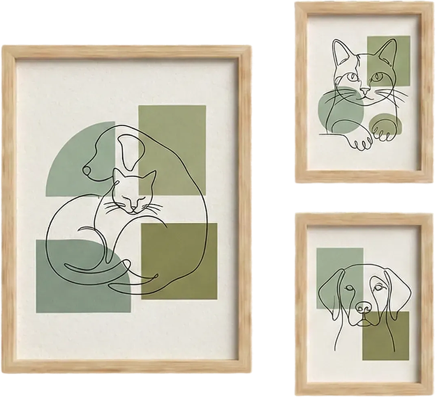 Dekorativní rámy na obrazy - prvek interiérového designu